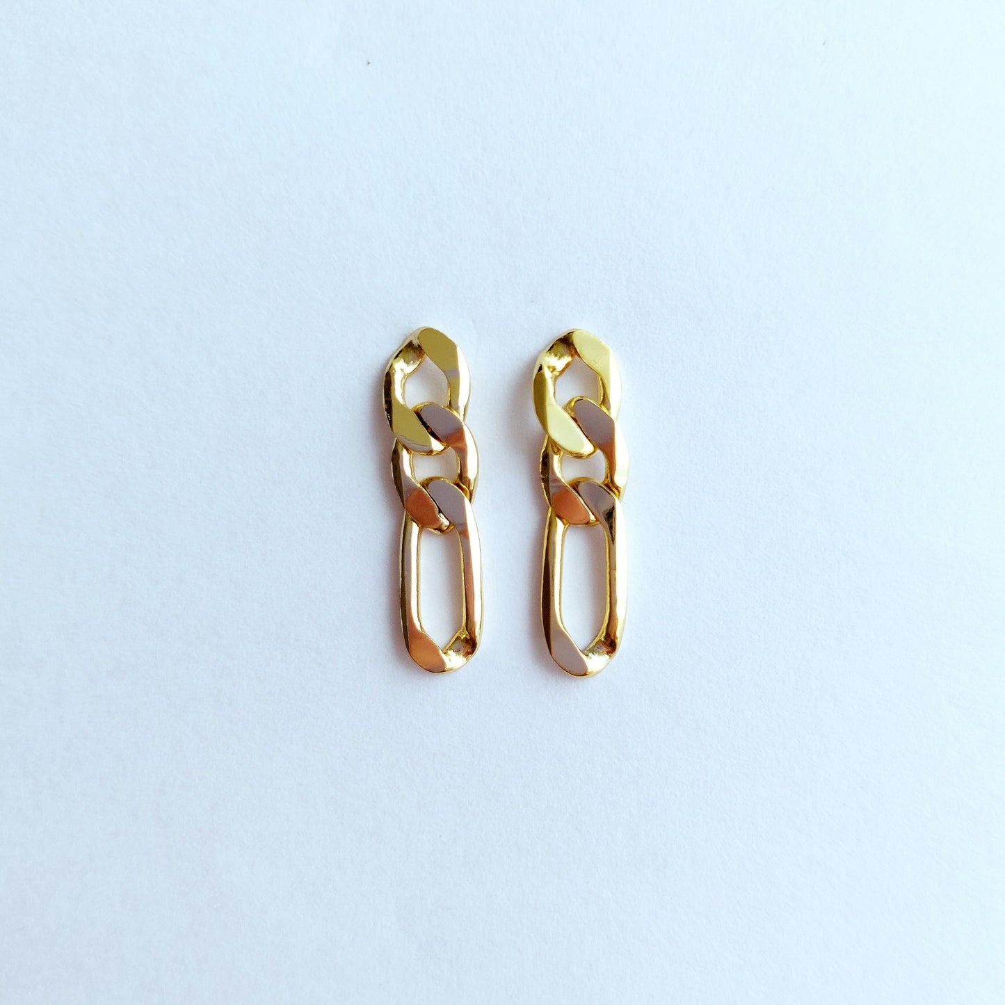 Gouden vlecht oorbellen