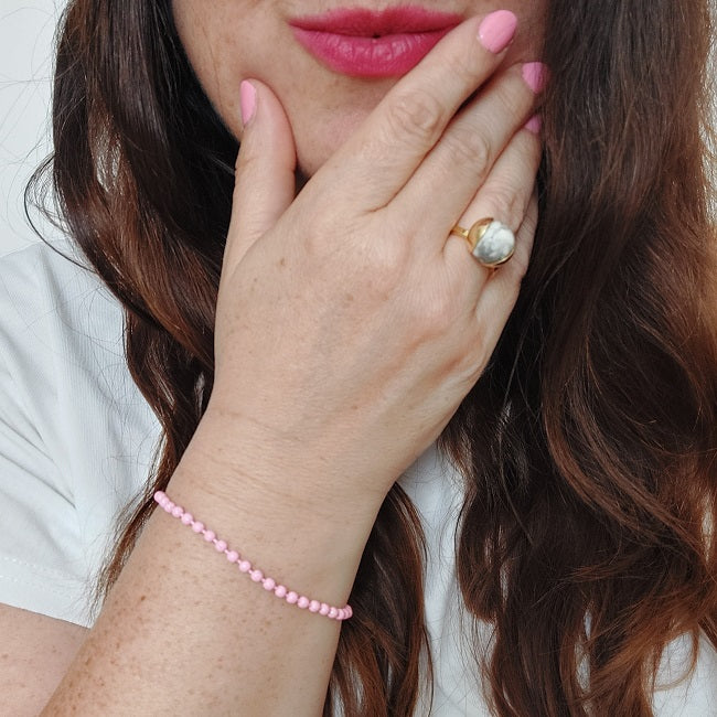 Blue Lagoon armband - pink