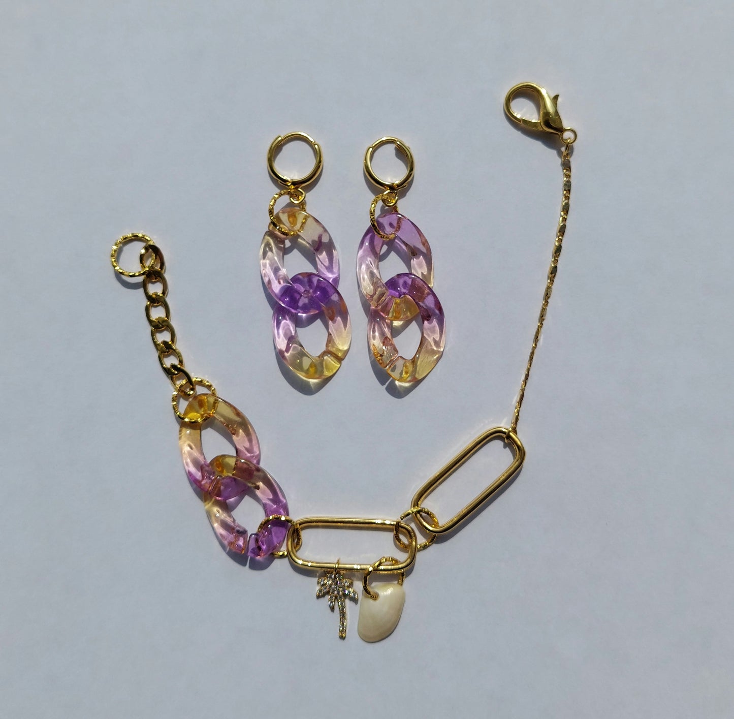 Ocean breeze - purple sun armband