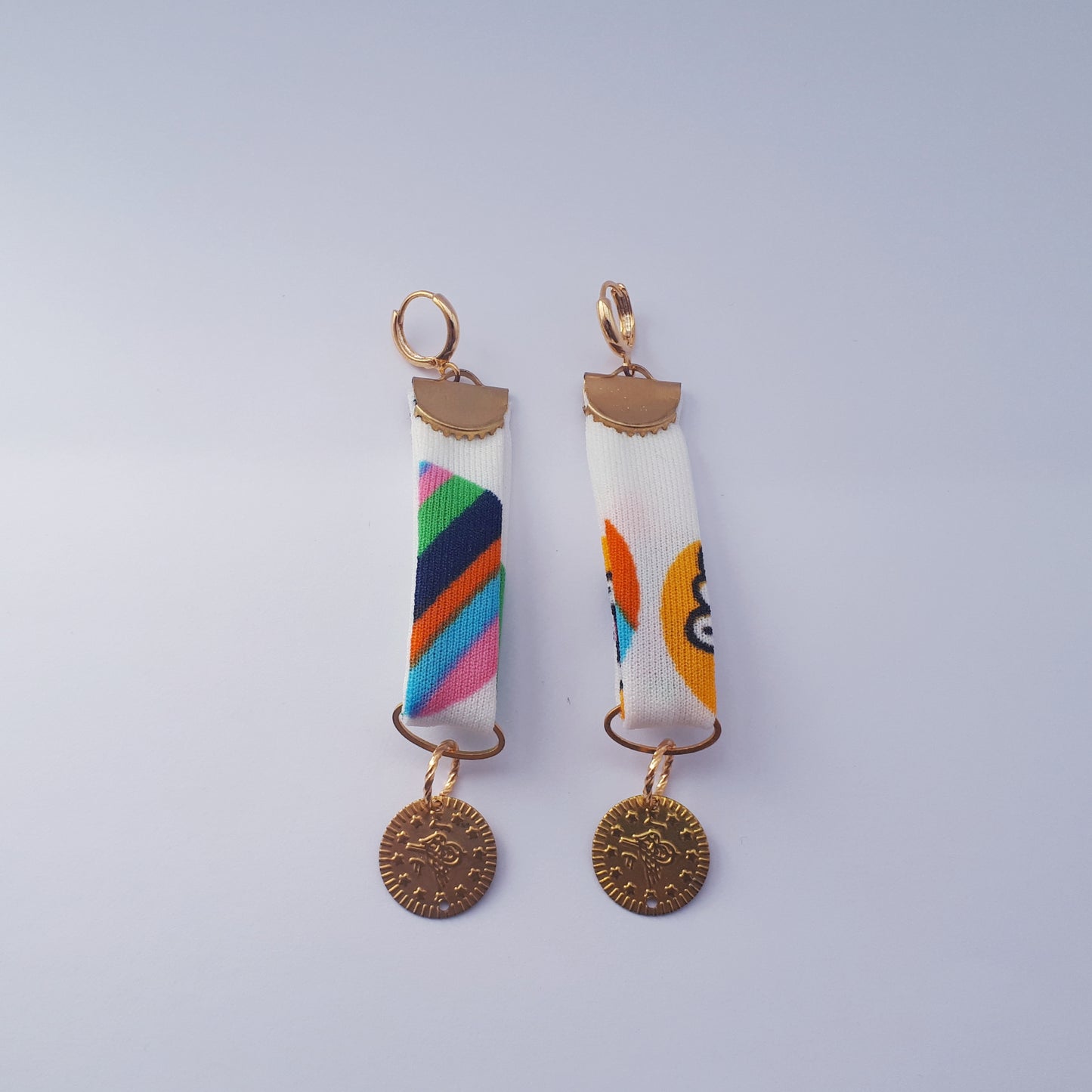 Milano cent medaille oorbellen