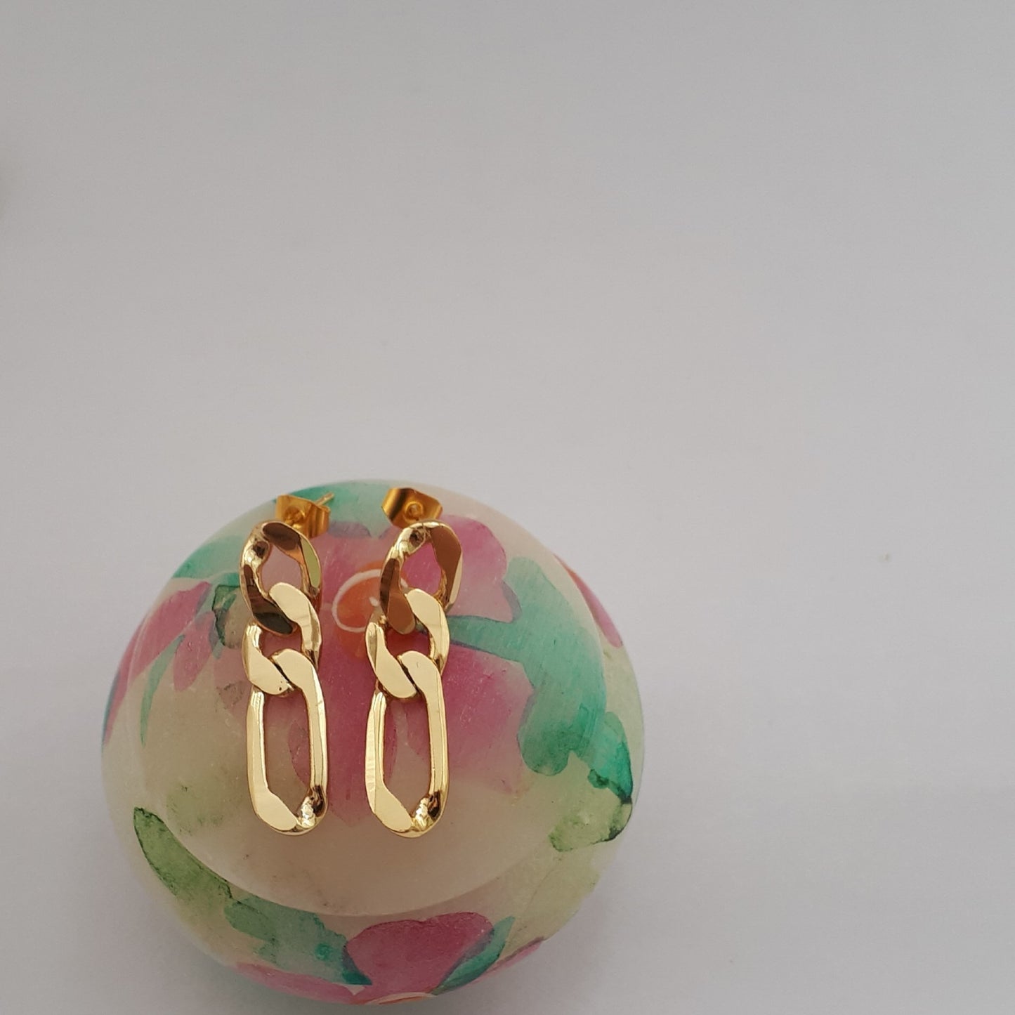 Gouden vlecht oorbellen