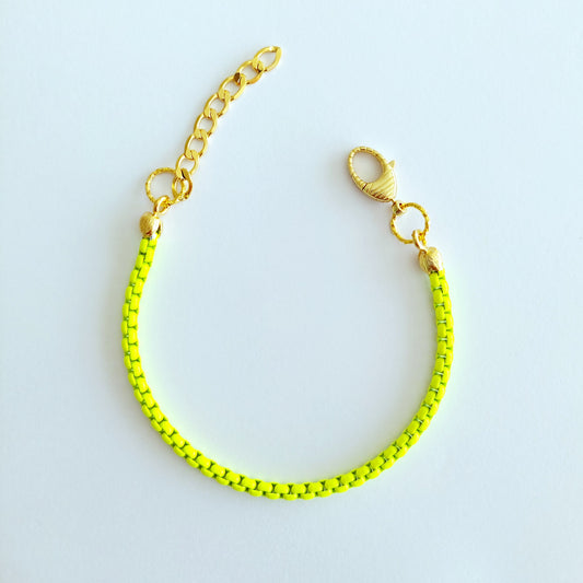 Blue Lagoon armband - fluo sun