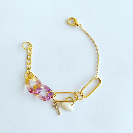 Ocean breeze - purple sun armband