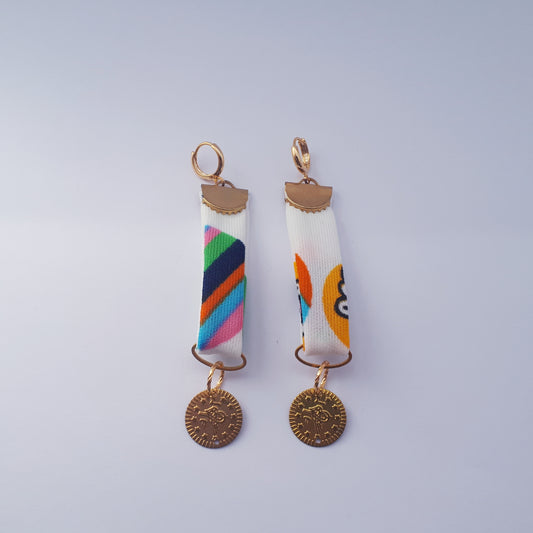 Milano cent medaille oorbellen